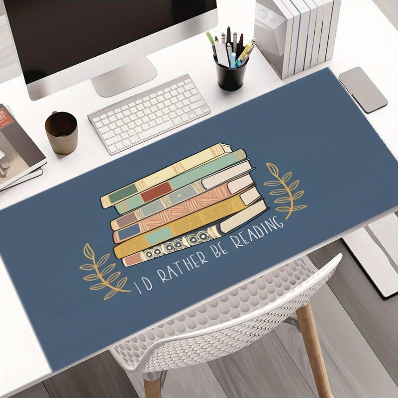 Desk Setup Designer - แผ่นรองเมาส์ขนาดใหญ่ ลายเหล็กศิลปะแฟนตาซี แผ่นรองโต๊ะทำงาน ดีไซน์ตามหลักสรีรศาสตร์ ลายเมฆ มังกรบิน