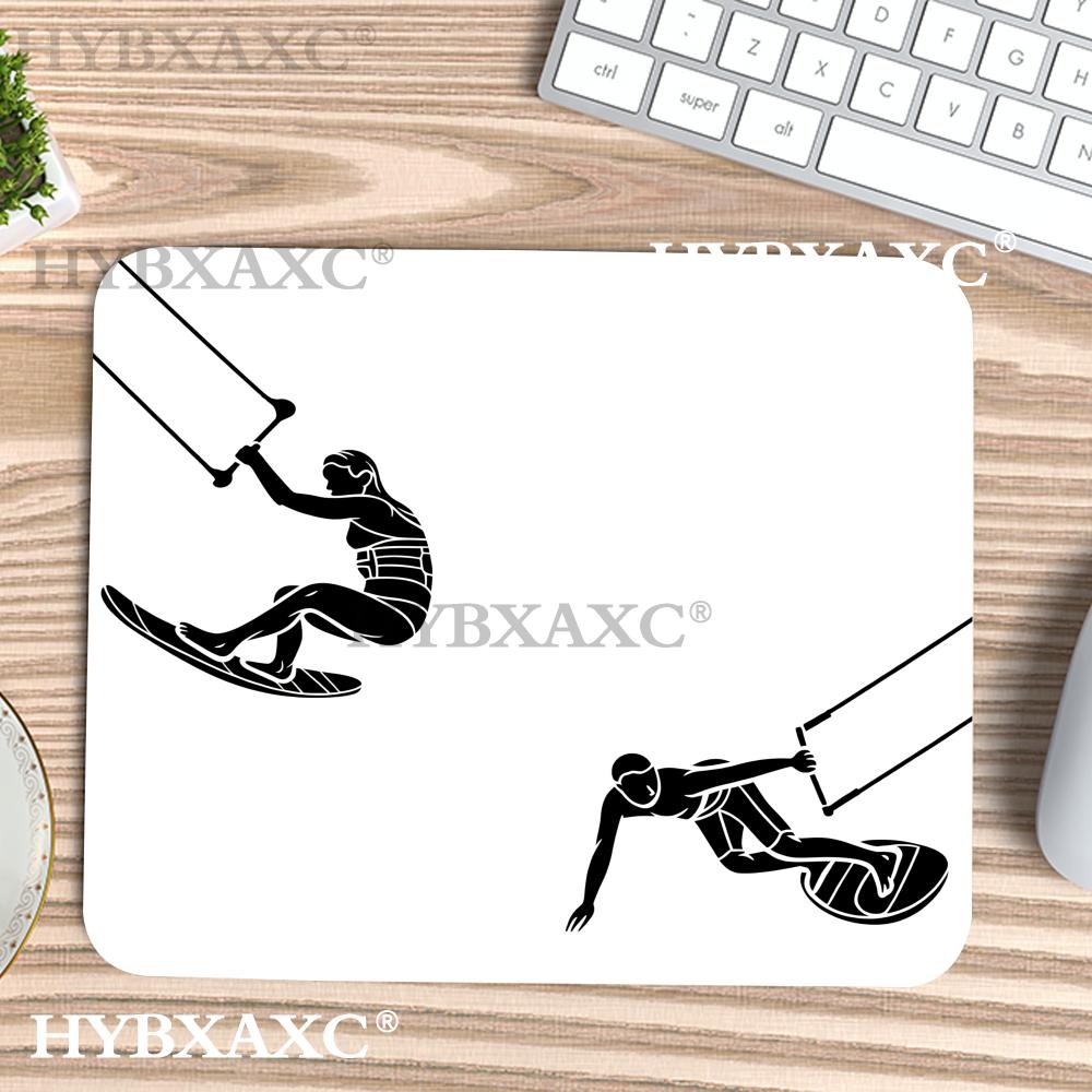 Desk Setup Or Set Up - HYBXAXC แผ่นรองเมาส์ลายไคท์เซิร์ฟ ลายเส้นศิลปะ ลมและน้ำ ตกแต่งโต๊ะทำงาน สำหรับสำนักงานหรือบ้าน