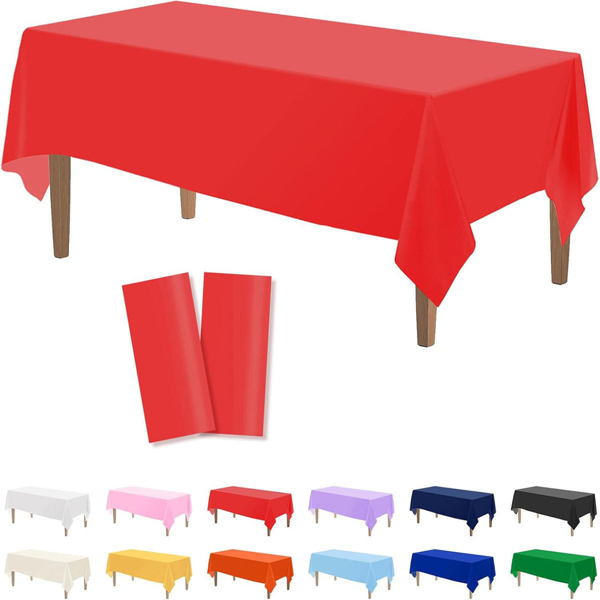 Desk Setup Wallpaper - ผ้าปูโต๊ะสีพื้นแบบใช้แล้วทิ้ง สำหรับงานปาร์ตี้ งานแต่งงาน งานวันเกิด คริสต์มาส ผ้าคลุมโต๊ะแบบเช็ดทำความสะอาดได้