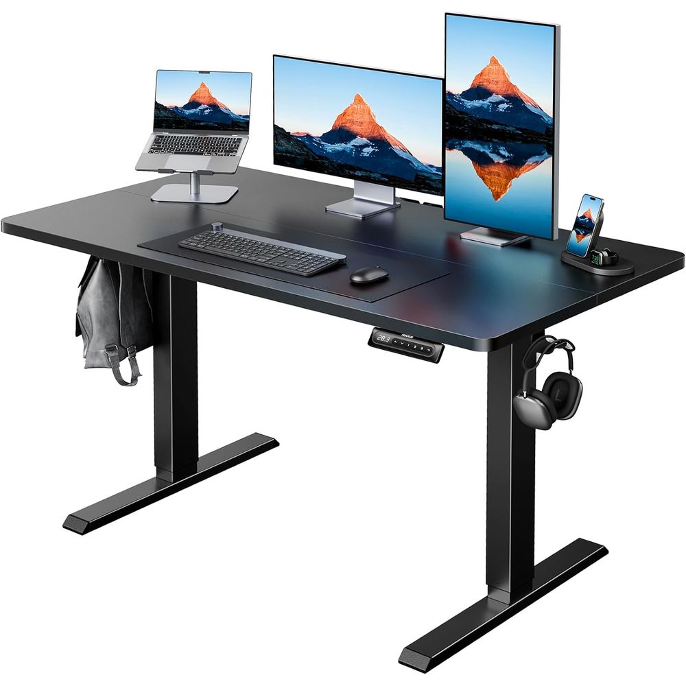 Desk Setup Or Set Up - โต๊ะทำงานปรับระดับความสูงด้วยระบบไฟฟ้า ขนาด 47 x 28 นิ้ว