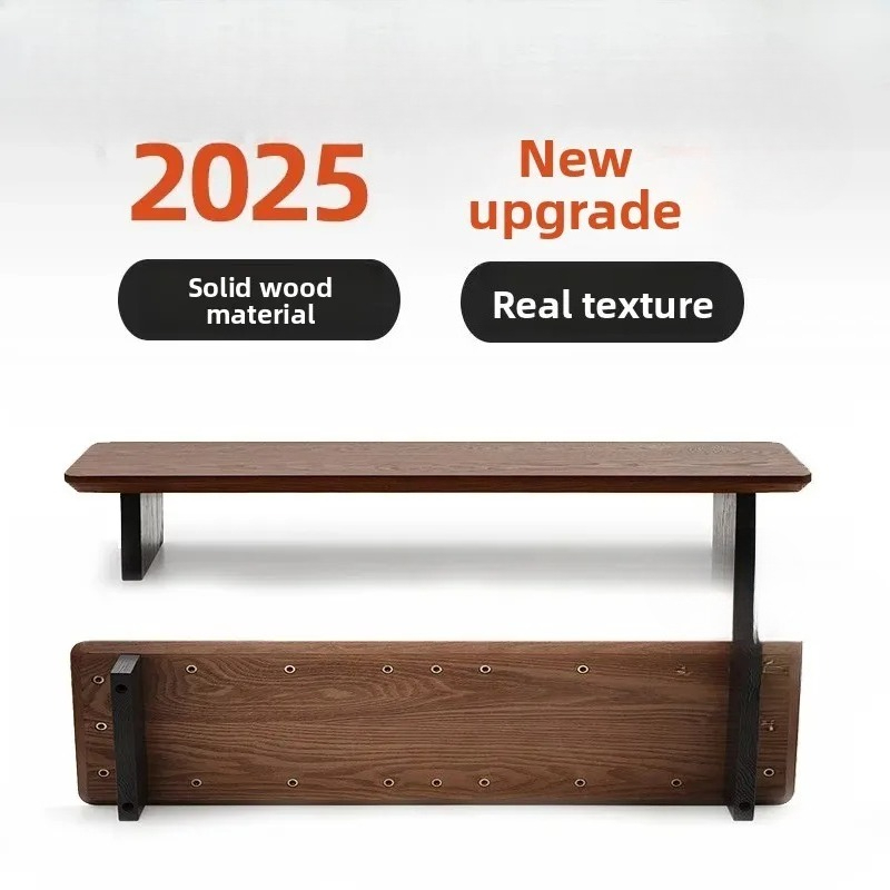 Desk Setup Living Room - แท่นวางจอคอมพิวเตอร์ไม้จริง ชั้นวางของแบบโมดูลาร์สำหรับจัดระเบียบโต๊ะทำงาน ฐานวางจอสำหรับการตั้งค่าสำนักงาน