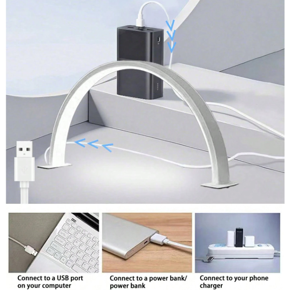 Desk Setup Equipment - โคมไฟเล็บ 40/66 ซม. ไฟเสริม USB 5V