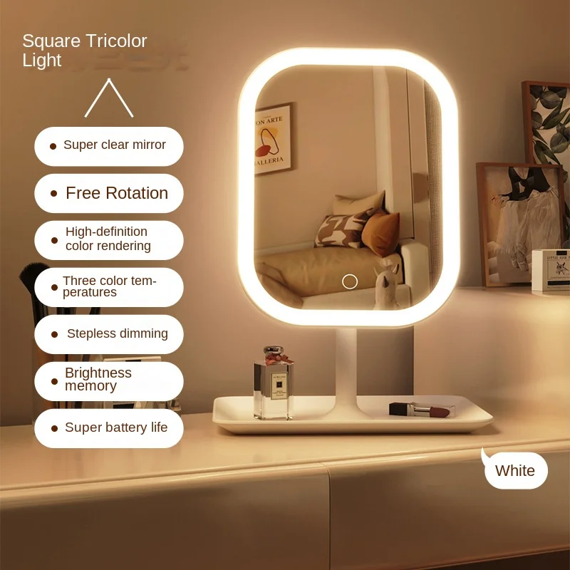 Desk Setup Light - ใหม่ LED โมเดิร์นเดสก์ท็อปวานิตี้มิเรอร์, แบบพกพา 3 สีไฟ
