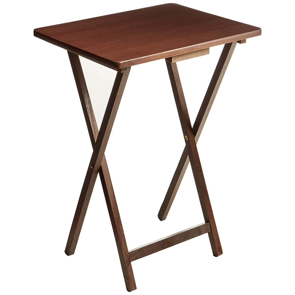 โต๊ะวางทีวีแบบพับได้ทำจากไม้ยา - Desk Setup Equipment บทวิจารณ์และราคา