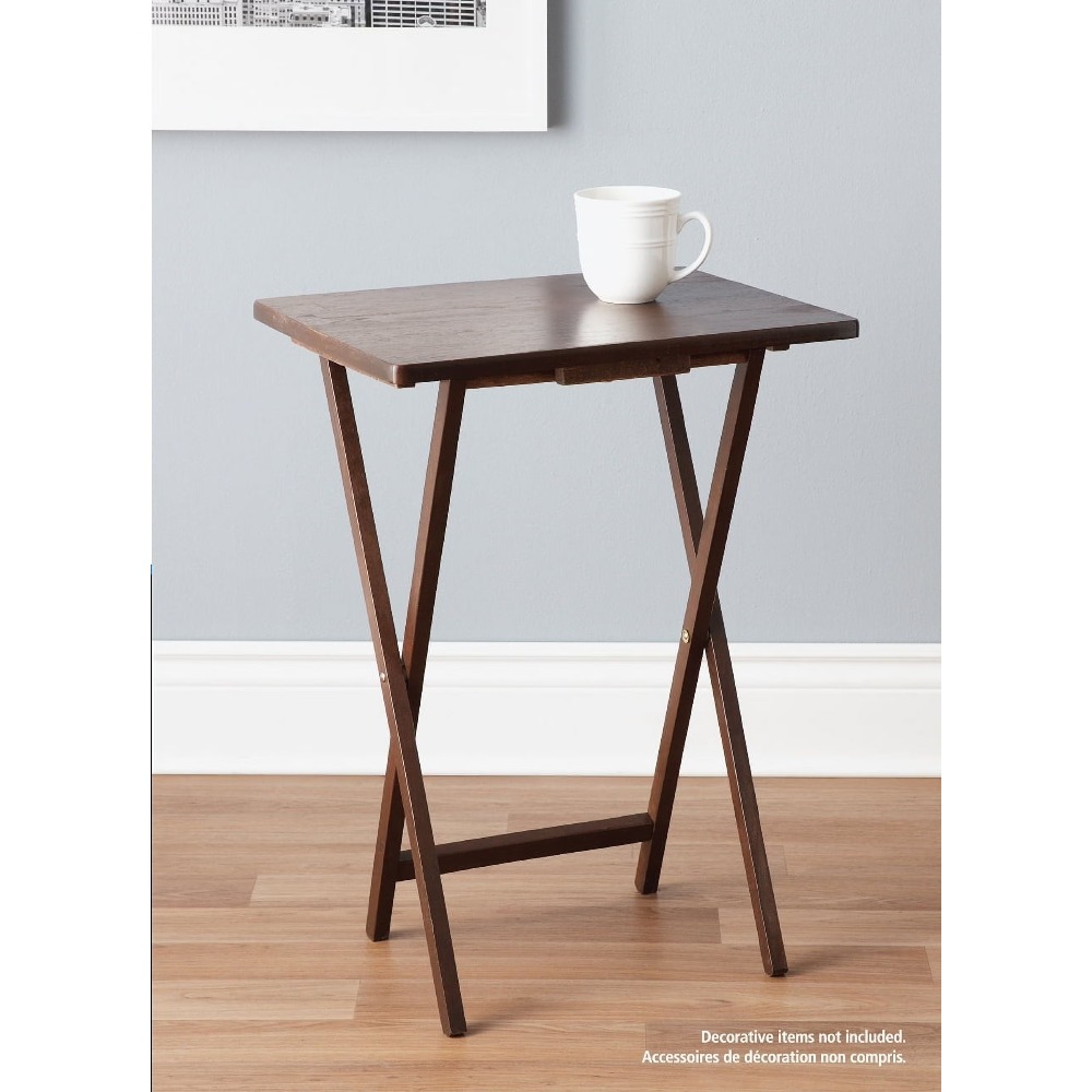 โต๊ะวางทีวีแบบพับได้ทำจากไม้ยา - Desk Setup Equipment บทวิจารณ์และราคา