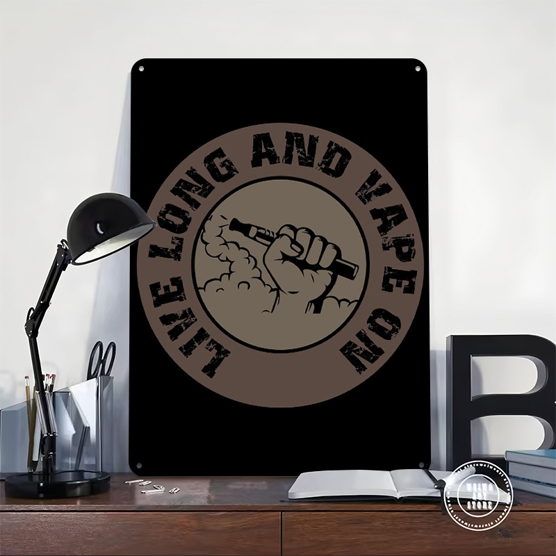 ป้ายโลหะดีไซน์วินเทจสำหรับตกแต - Desk Setup Designer บทวิจารณ์และราคา