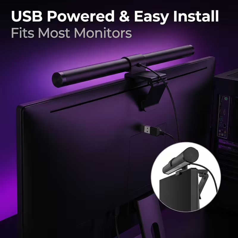 ไฟ LED สำหรับจอคอมพิวเตอร์ พร้ - Desk Setup Light บทวิจารณ์และราคา