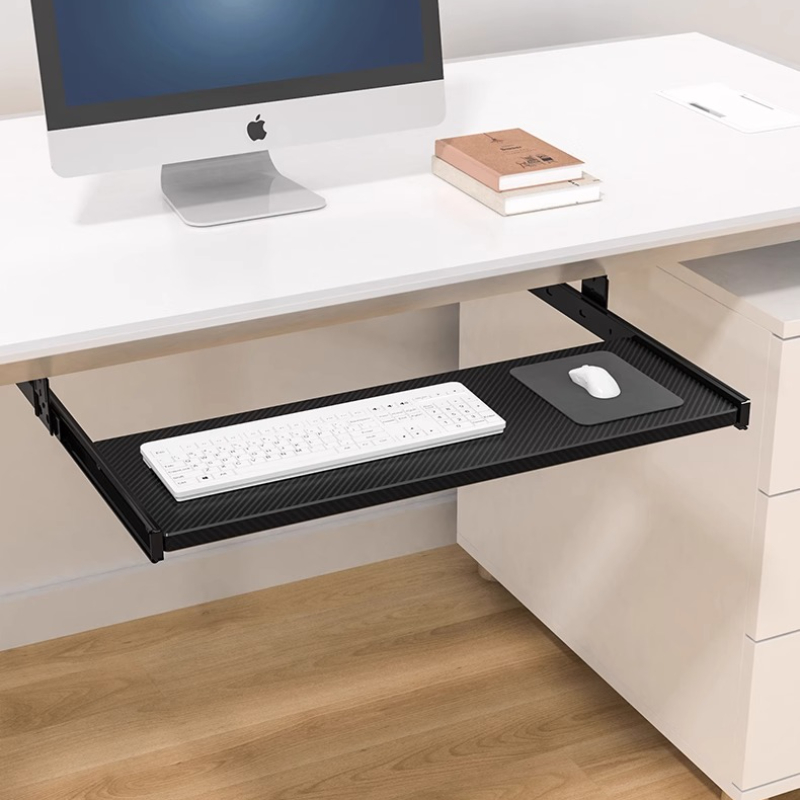 ถาดวางคีย์บอร์ดไม้ใต้โต๊ะพร้อม - Desk Setup Living Room บทวิจารณ์และราคา