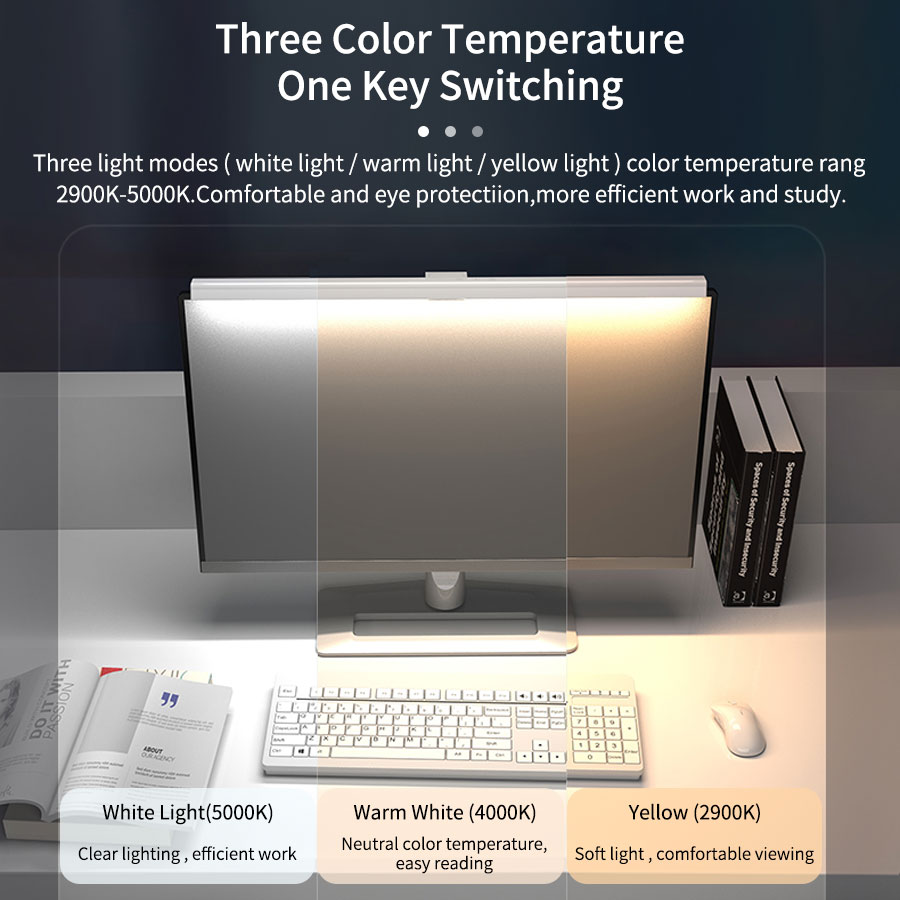 50 ซม.จอคอมพิวเตอร์ Light Bar  - Desk Setup Light บทวิจารณ์และราคา