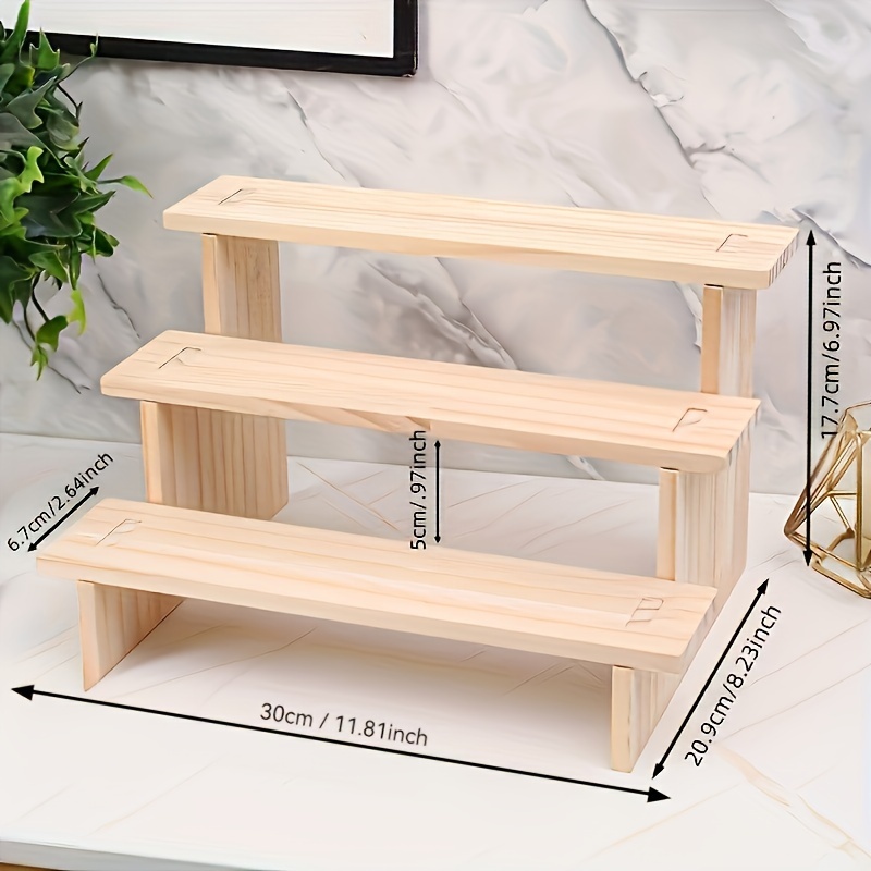 1 ชิ้น ชั้นวางของไม้เนื้อแข็ง, - Desk Setup Wood บทวิจารณ์และราคา