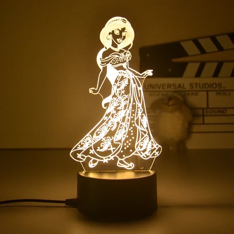 3D LED โคมไฟดิสนีย์ เจ้าหญิงกา - Desk Setup Light บทวิจารณ์และราคา