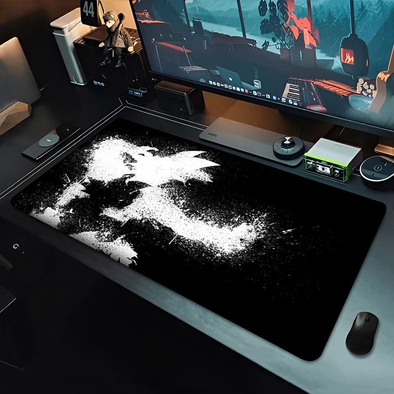แผ่นรองเมาส์อนิเมะ DBZ สีดำ ลา - Desk Setup Black บทวิจารณ์และราคา