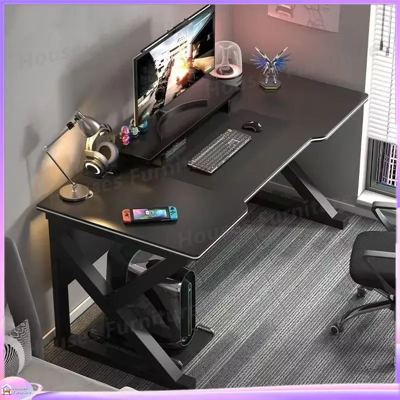 โต๊ะเกมมิ่งคาเฟ่เมทัลสีดำ โต๊ะ - Desk Setup Gaming Pc บทวิจารณ์และราคา