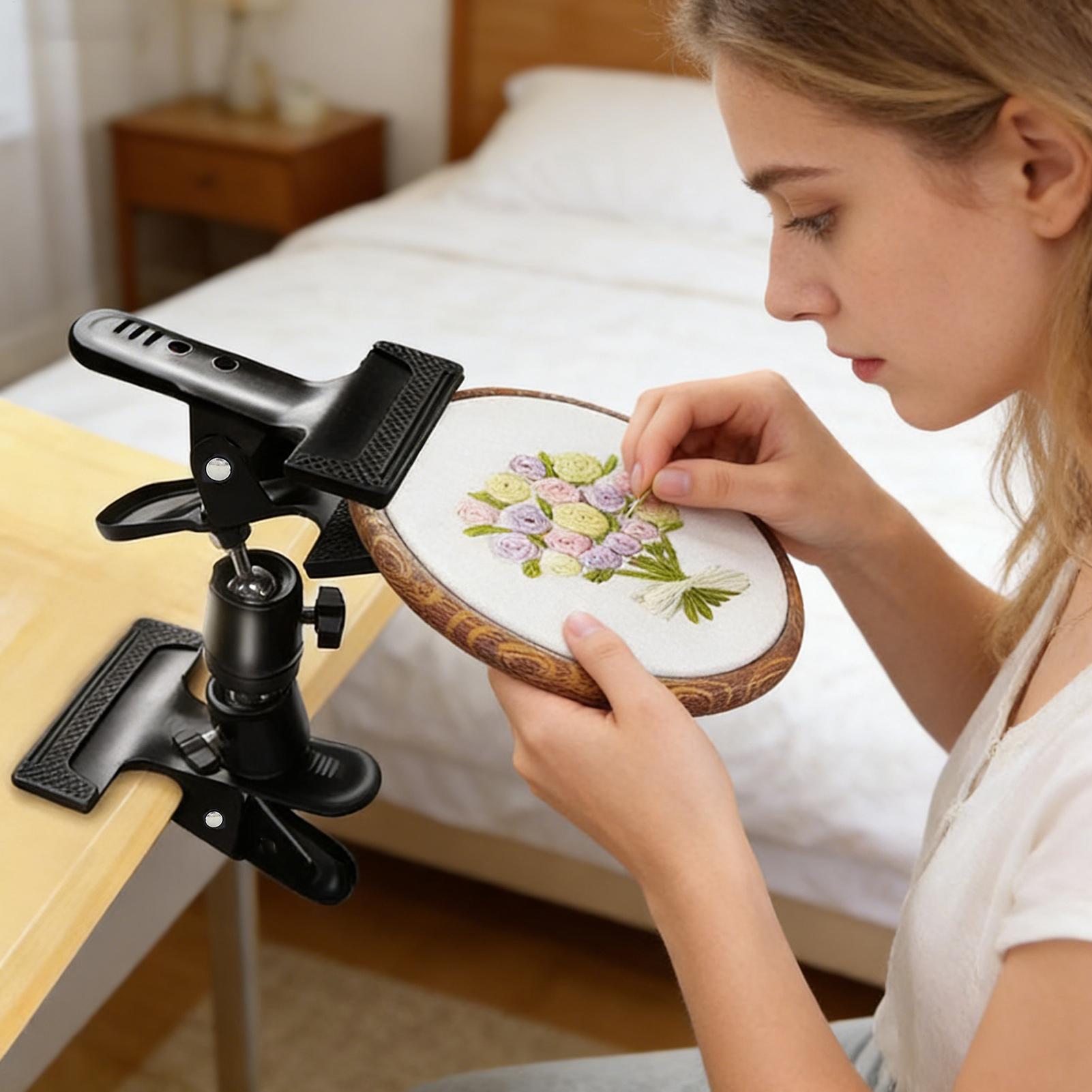 ขาตั้งงานปักผ้าแบบปรับระดับได้ - Desk Setup Equipment บทวิจารณ์และราคา