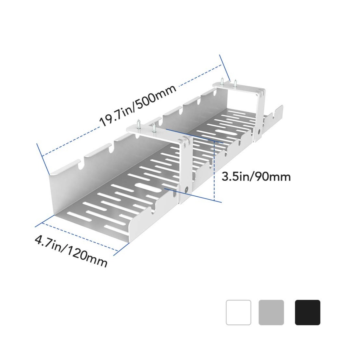 ถาดจัดเก็บสายเคเบิล ที่จัดระเบ - Desk Setup Living Room บทวิจารณ์และราคา