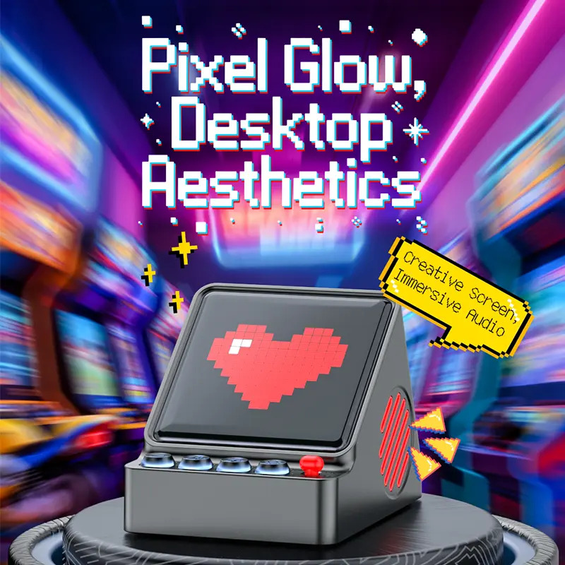 ลำโพงพกพาพร้อมหน้าจอ LED แบบโป - Speaker Desk Setup บทวิจารณ์และราคา