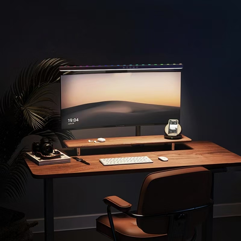 โคมไฟตั้งโต๊ะแบบแขวนจอ LED - ป - Desk Setup Equipment บทวิจารณ์และราคา