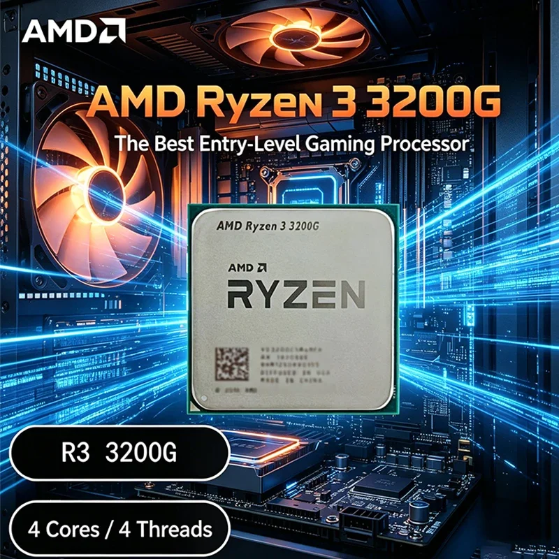 ซีพียู AMD R3 3200G AM4 Socket - Desk Setup Light บทวิจารณ์และราคา