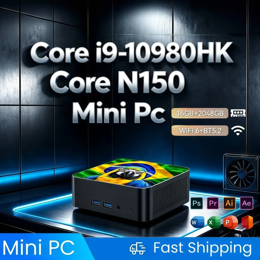 มินิพีซี I9‑10980HK Core N150  - Desk Setup Gaming Pc บทวิจารณ์และราคา