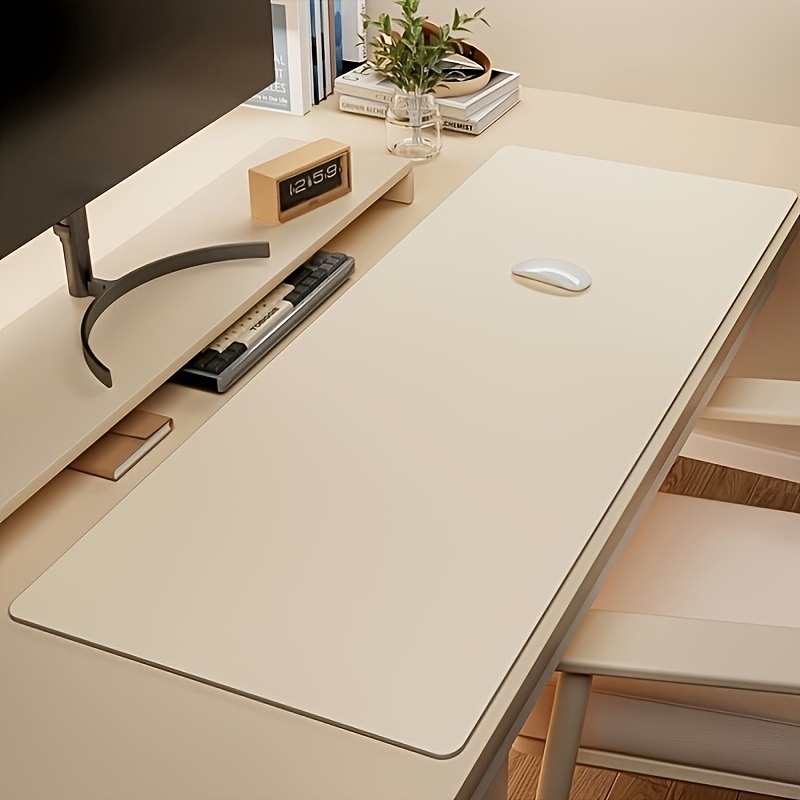 แผ่นรองเมาส์หนังเทียมขนาดใหญ่  - Desk Setup Clean บทวิจารณ์และราคา