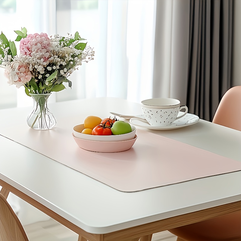 แผ่นรองเมาส์หนังเทียมขนาดใหญ่  - Desk Setup Clean บทวิจารณ์และราคา