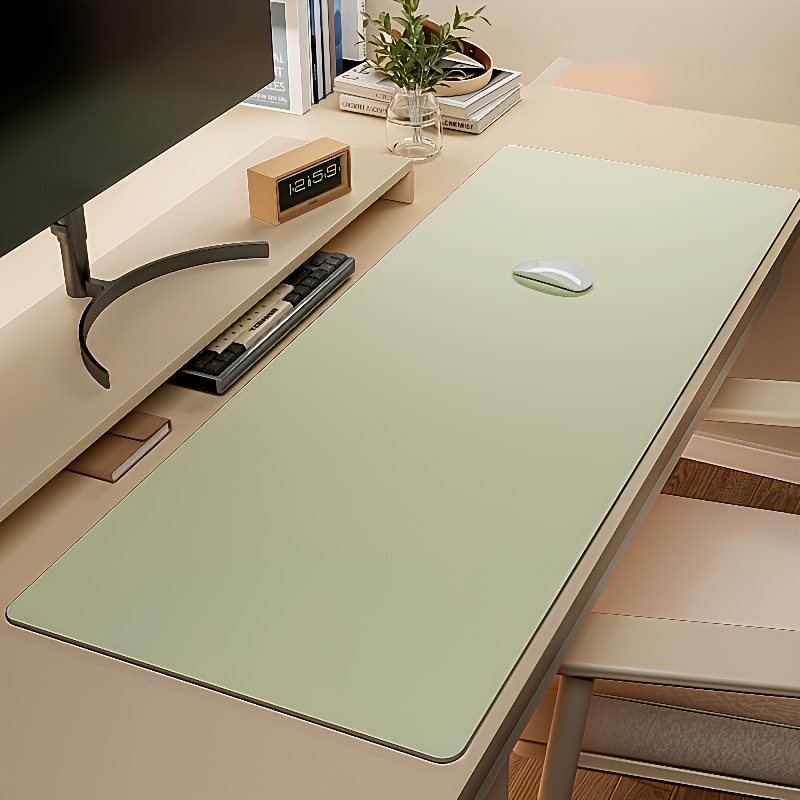 แผ่นรองเมาส์หนังเทียมขนาดใหญ่  - Desk Setup Clean บทวิจารณ์และราคา