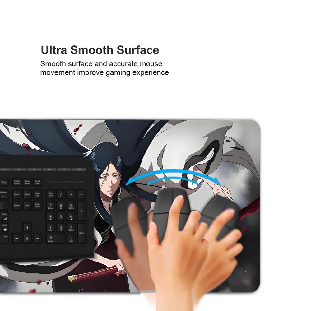 แผ่นรองเมาส์ขนาดใหญ่สีดำสีขาวอ - Desk Setup Black บทวิจารณ์และราคา