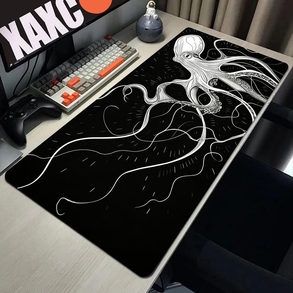 แผ่นรองเมาส์ HYBXAXC ลายปลาหมึ - Desk Setup Or Set Up บทวิจารณ์และราคา