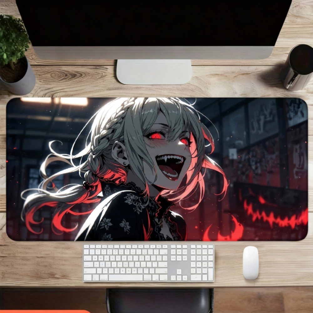 สาวอนิเมะที่มีเปลวไฟสีแดงและดี - Desk Setup Designer บทวิจารณ์และราคา