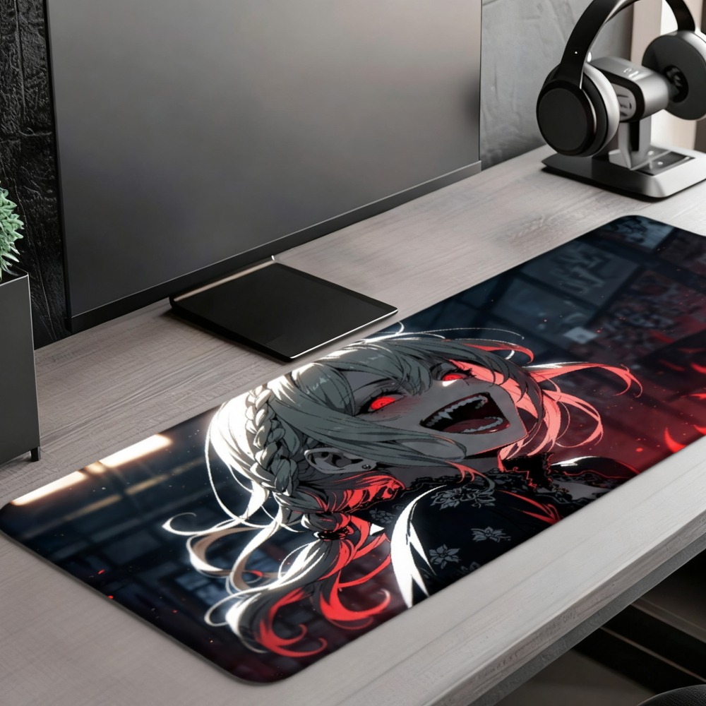 สาวอนิเมะที่มีเปลวไฟสีแดงและดี - Desk Setup Designer บทวิจารณ์และราคา