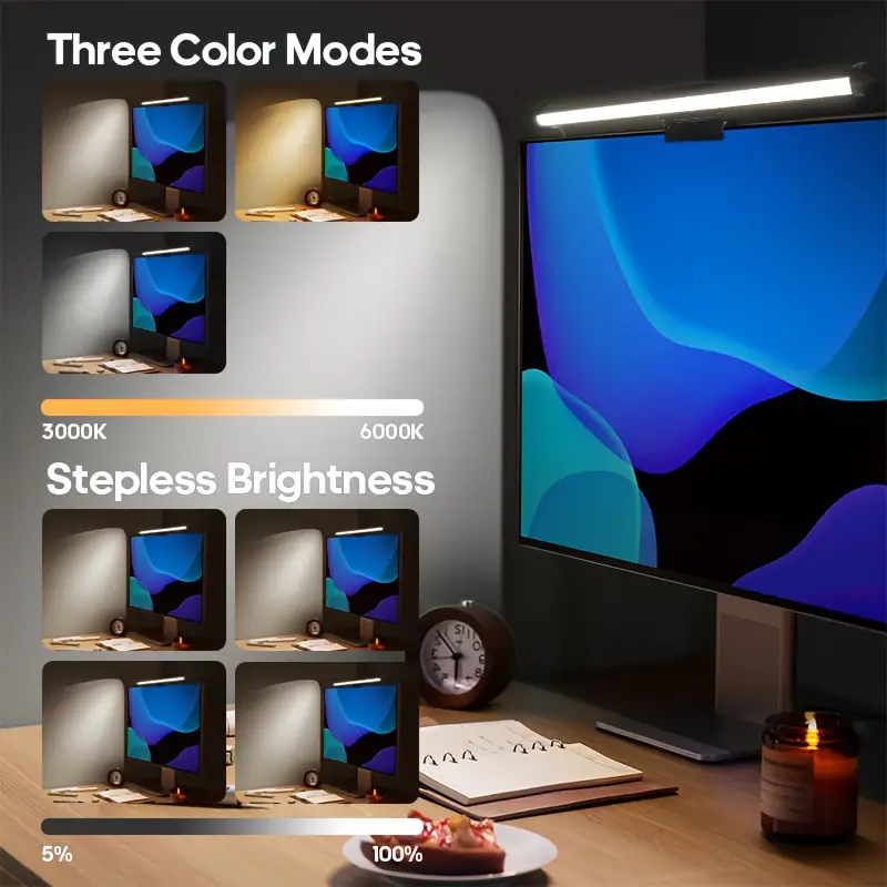 แถบไฟ RGB สำหรับจอคอมพิวเตอร์  - Desk Setup Light บทวิจารณ์และราคา