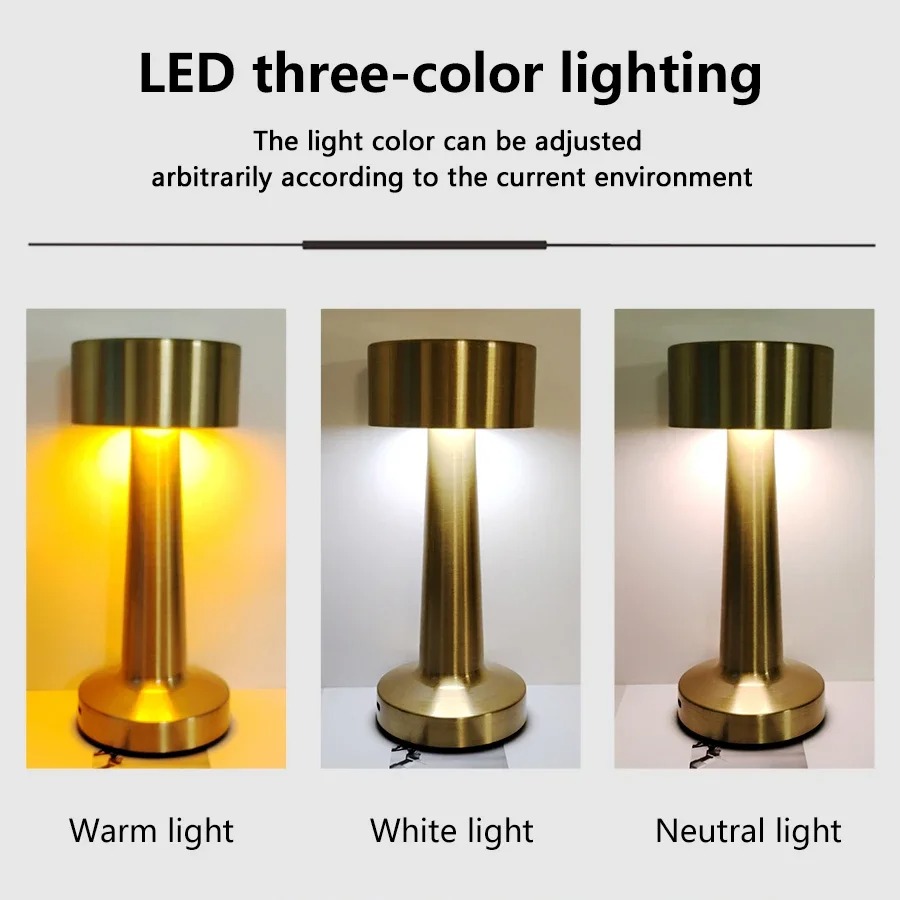 LED โคมไฟตั้งโต๊ะแบบสัมผัสแบบช - Desk Setup Study บทวิจารณ์และราคา