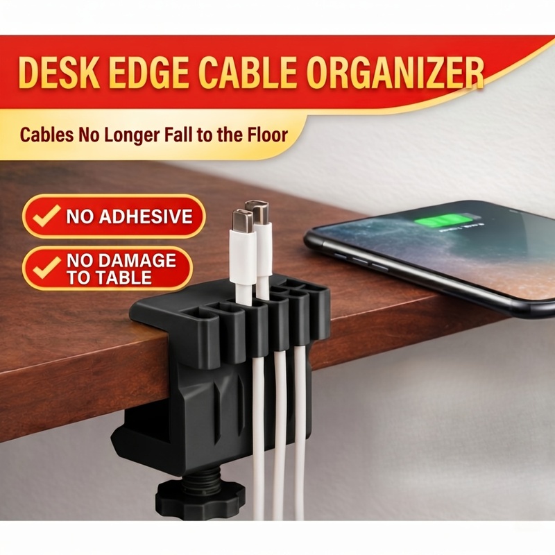 คลิปหนีบสายเคเบิลแบบตั้งโต๊ะ 3 - Desk Setup Equipment บทวิจารณ์และราคา