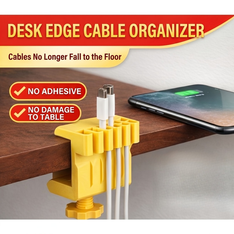 คลิปหนีบสายเคเบิลแบบตั้งโต๊ะ 3 - Desk Setup Equipment บทวิจารณ์และราคา