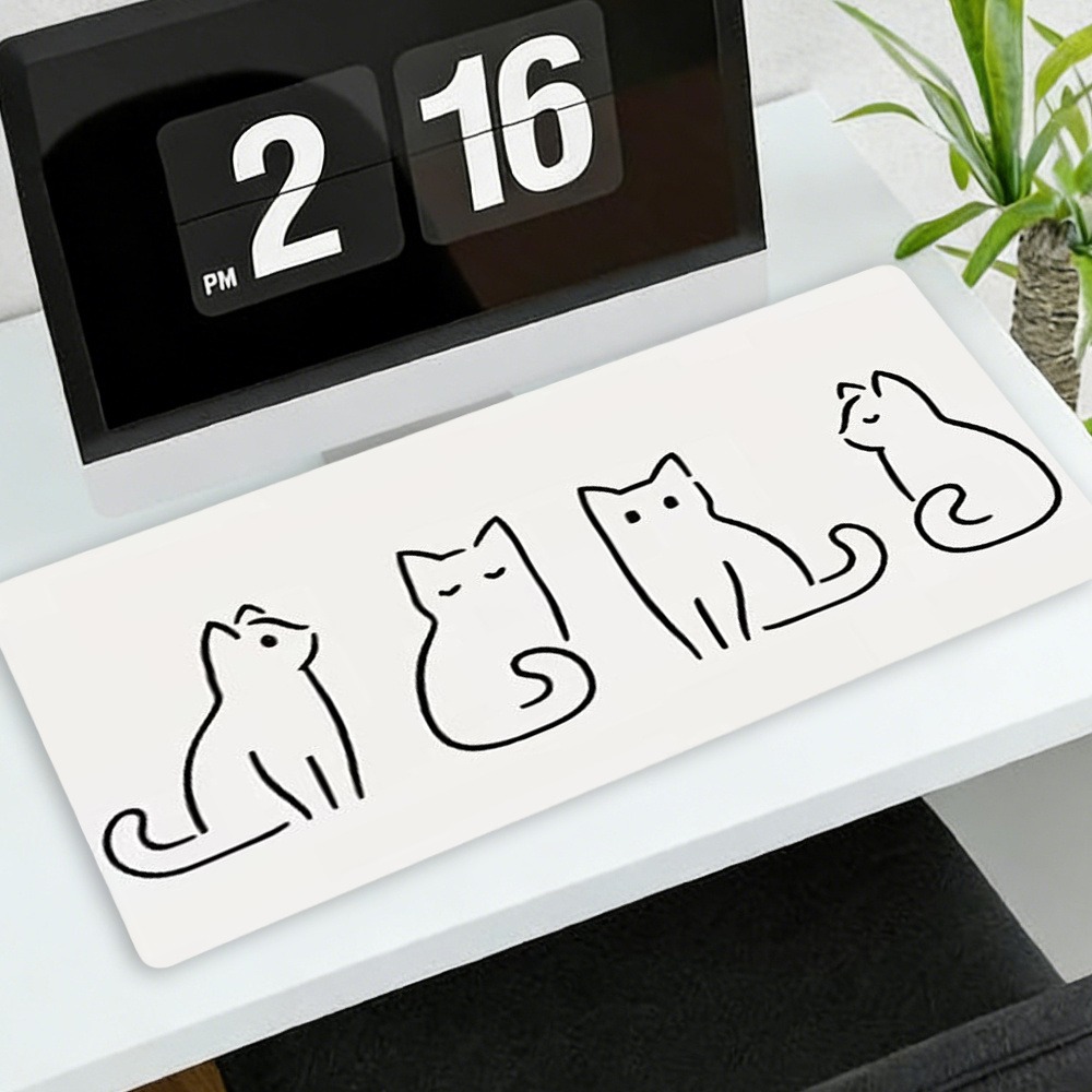 แผ่นรองเมาส์ลายแมวน่ารัก ของตก - Desk Setup Designer บทวิจารณ์และราคา
