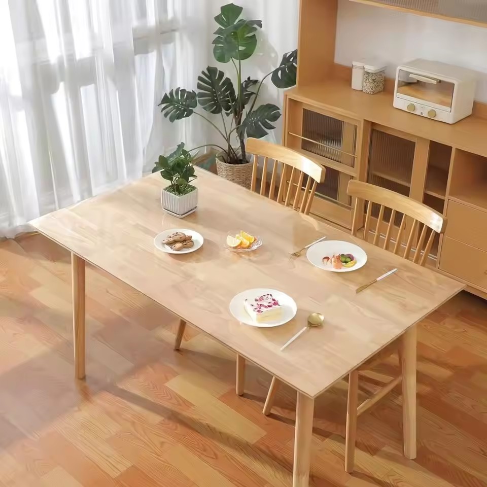 ผ้าปูโต๊ะกระจกนุ่มผ้าปูโต๊ะ PV - Desk Setup Wallpaper บทวิจารณ์และราคา