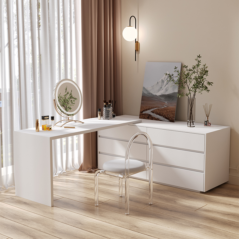 โต๊ะเครื่องแป้งอเนกประสงค์รูปต - Desk Setup No Computer บทวิจารณ์และราคา