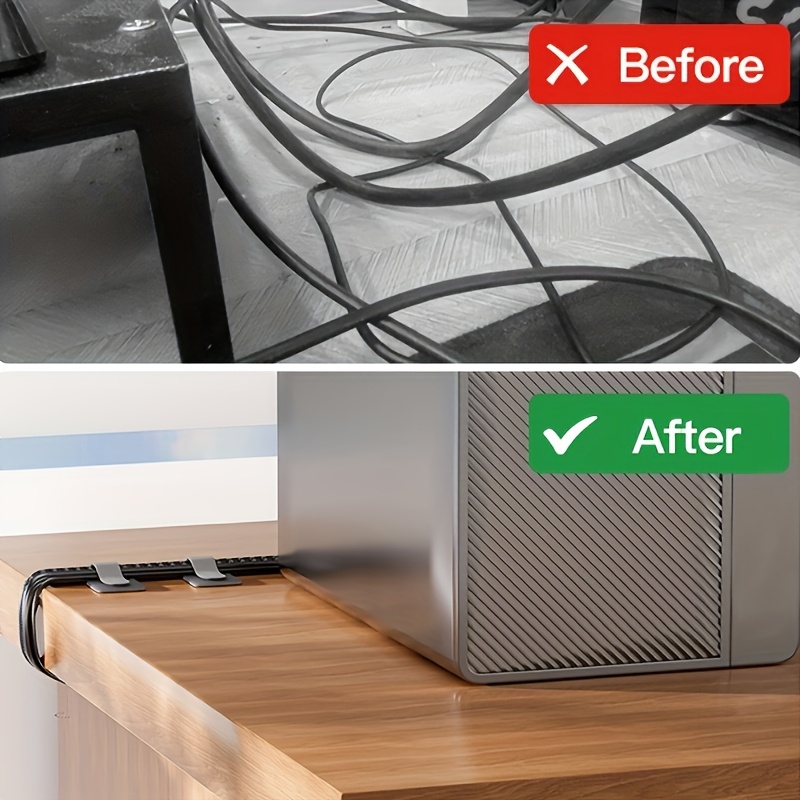 สายรัดเคเบิล สายรัดแบบใช้ซ้ำได - Desk Setup Living Room บทวิจารณ์และราคา