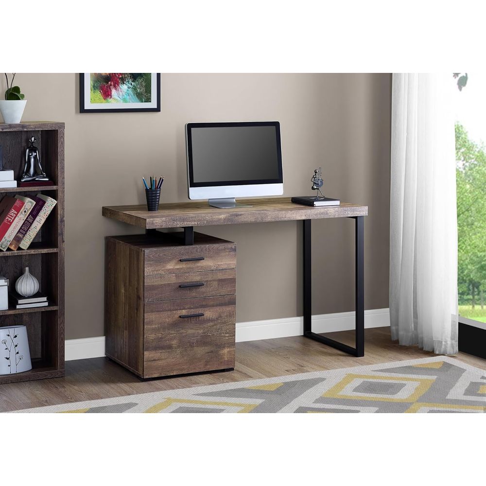 โต๊ะทำงานไม้รีเคลม 48 นิ้ว พร้ - Desk Setup Or Set Up บทวิจารณ์และราคา