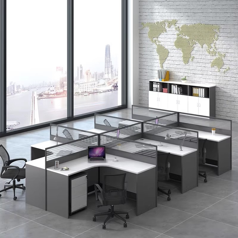 โต๊ะทำงานสำนักงานสีขาวสำหรับ 2 - Desk Setup Or Set Up บทวิจารณ์และราคา
