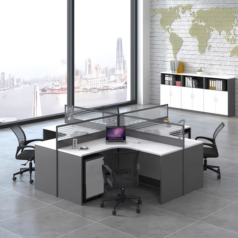 โต๊ะทำงานสำนักงานสีขาวสำหรับ 2 - Desk Setup Or Set Up บทวิจารณ์และราคา
