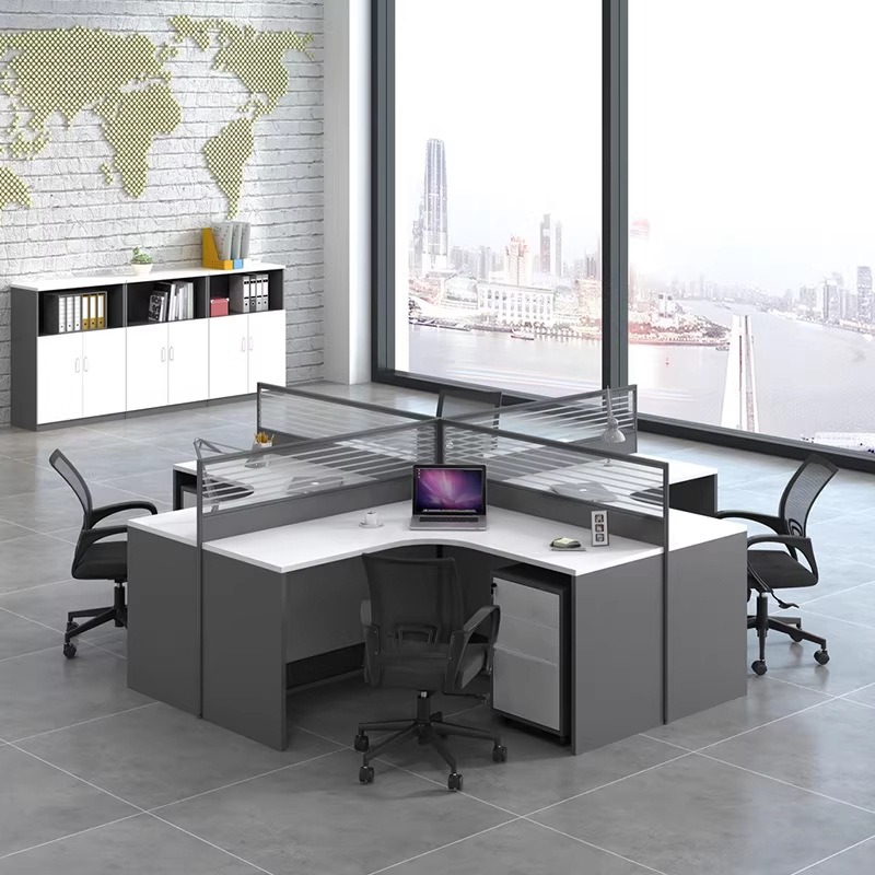 โต๊ะทำงานสำนักงานสีขาวสำหรับ 2 - Desk Setup Or Set Up บทวิจารณ์และราคา