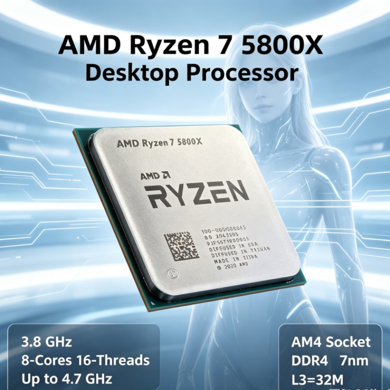 AMD Ryzen 7 5800X R7 5800X AM4 - Amd Cpu Ryzen 7 บทวิจารณ์และราคา