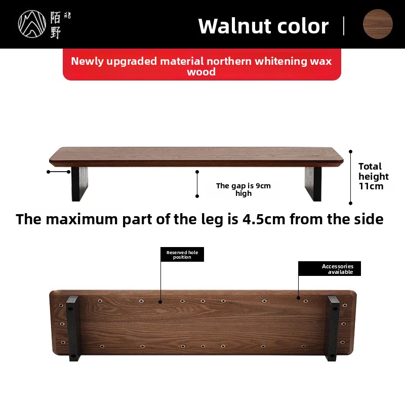 แท่นวางจอคอมพิวเตอร์ไม้จริง ชั - Desk Setup Living Room บทวิจารณ์และราคา