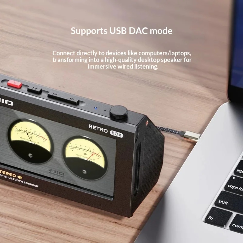 FiiO RETRO BOX ลำโพงสเตอริโอบล - Speaker Desk Setup บทวิจารณ์และราคา
