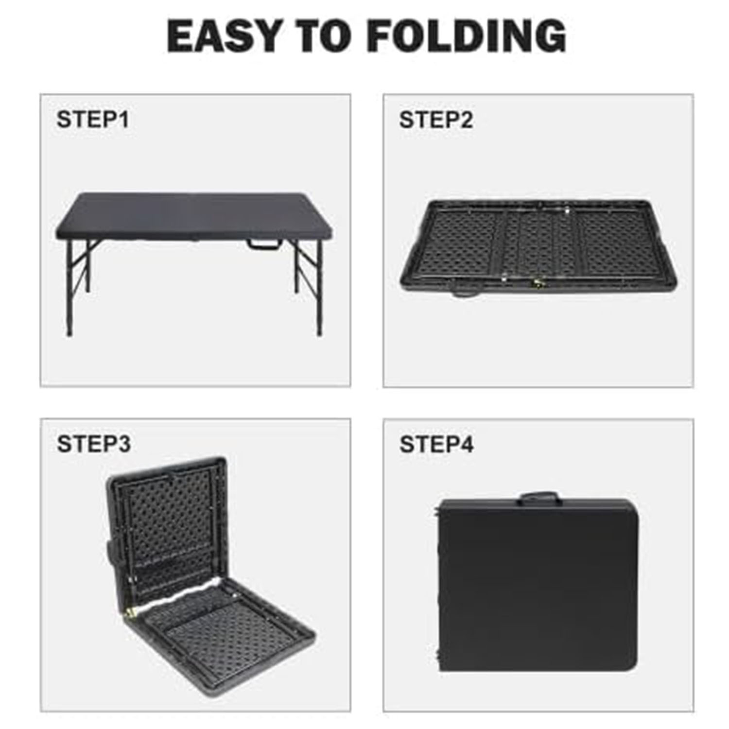 โต๊ะพับ ปรับความสูงได้ 4 ฟุต โ - Desk Setup Clean บทวิจารณ์และราคา