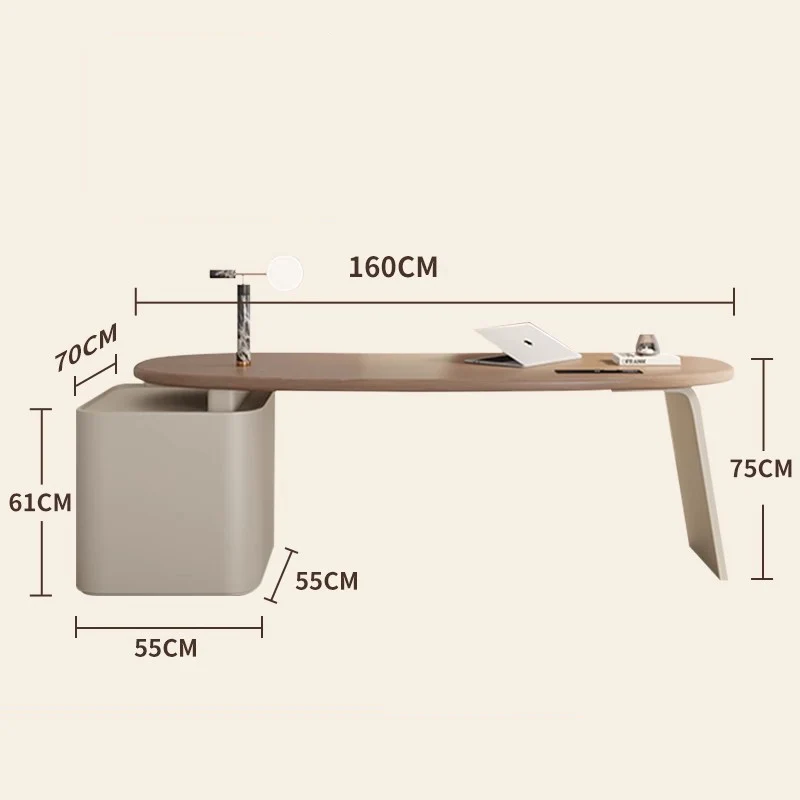 โต๊ะโน๊ตบุ๊คในห้องนอน ตู้เก็บเ - Desk Setup No Computer บทวิจารณ์และราคา