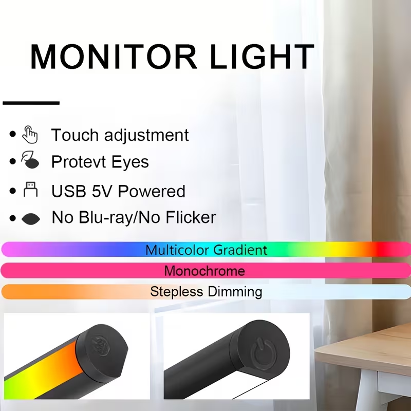 โคมไฟ LED สำหรับหน้าจอคอมพิวเต - Desk Setup Light บทวิจารณ์และราคา