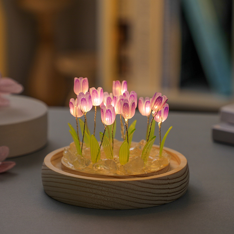 ถุงทิวลิปทำด้วยมือแบบ DIY ทำมื - Desk Setup Light บทวิจารณ์และราคา