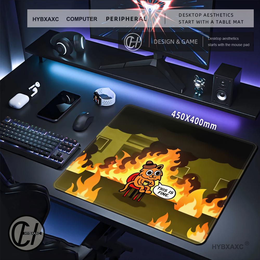 HYBXAXC แผ่นรองเมาส์ลายแมวสุดฮ - Desk Setup Or Set Up บทวิจารณ์และราคา